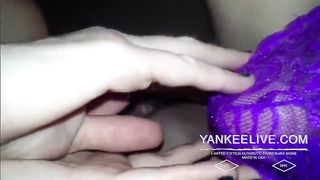 Rimmed wearing panties