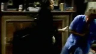 Villainess restrains two guys and a girl