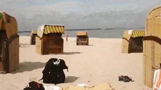 Sex mit geiler Urlauberin am FKK Starnd Scharbeutz