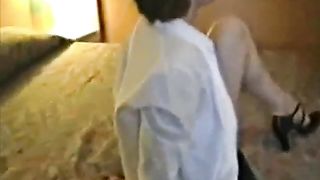 Victoria, French girl blindfolded with 3 blacks, Part-1