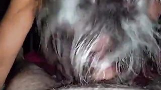 Messy Gagging Blowjob