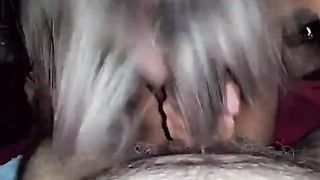 Messy Gagging Blowjob