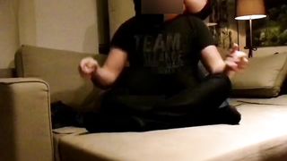 Me getting choked out by girl