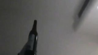 Chinese girl bottle masturbation