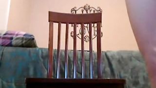 Blonde Bouncing on Dildo and Orgasms