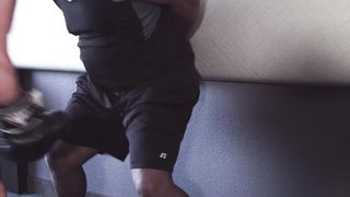 ripped fbb knocks guy around