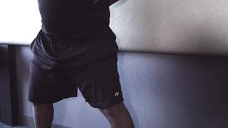 ripped fbb knocks guy around