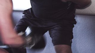 ripped fbb knocks guy around