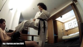 taekwondo kicks foot fetish