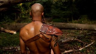 Blonde Fights a Warrior