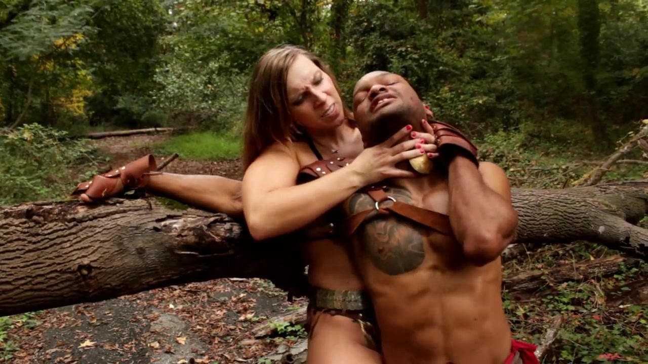 Blonde Fights a Warrior