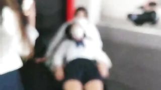 girl gets choked out