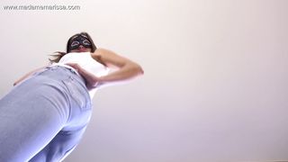 Madame Marissa facesitting POV in jeans