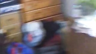 Sex with my big boobs girlfriend in lingerie.