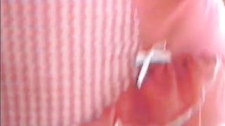 Sex with my big boobs girlfriend in lingerie.