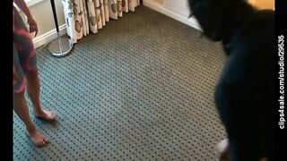 Angela Salvagno Scissored, Choked and Stood On - beating my bitch