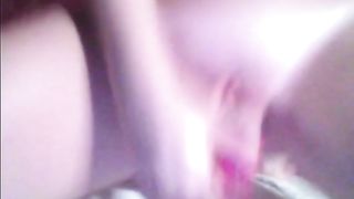 Girl Rides Dildo and Squirts at Webcam