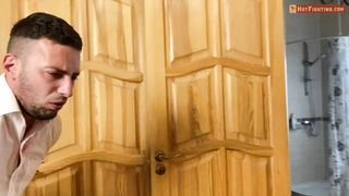 Karate girl  Sonya destroy a man