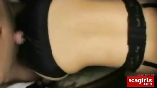 Japanese Black Nylon Panties Rub 2