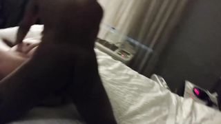 Cuckold - Girl with BBC in Hotel, husband films 2