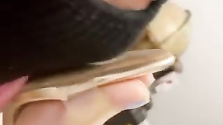 goddess sandal licking