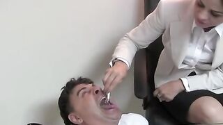 mistress humiliation to office slave