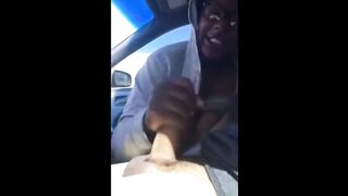 Black girl suck her white boyfriend in car 2