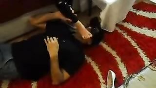 Slave clean shoes mistress