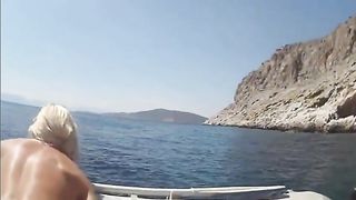 Fuck hot ass girlfriend in boat 5