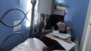 Footlong dildo in my girl's ass