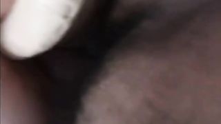 Footlong dildo in my girl's ass