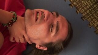 Scarlett dominates him