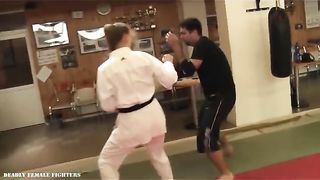 k lenka karate beatdown