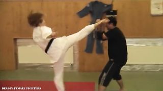 k lenka karate beatdown