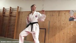 k lenka karate beatdown