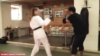 k lenka karate beatdown