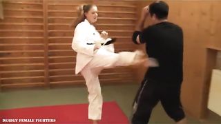 k lenka karate beatdown