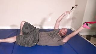 4 FBB's wrestle and ballbust man